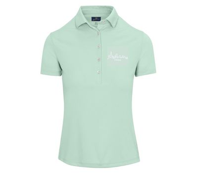 Tourney Women's Victory Performance Polo with CDGA Skyline, Light Jade