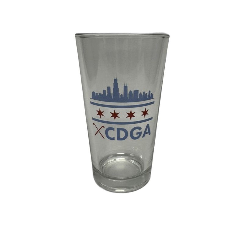 CDGA Skyline/Stars Logo Pint Glass