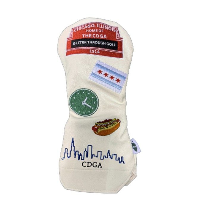 CDGA Baseball Icon  White Headcover - Woods, Style: Driver