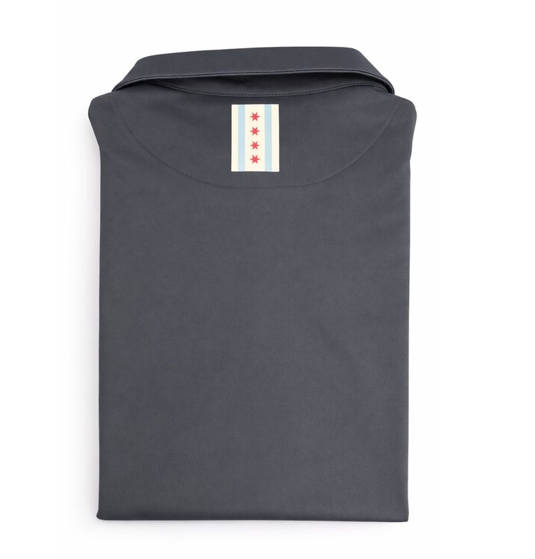 1914 Collection Navy Polo with Stars Collar