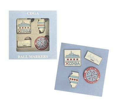 CDGA Chicago Icon Ball Marker Set