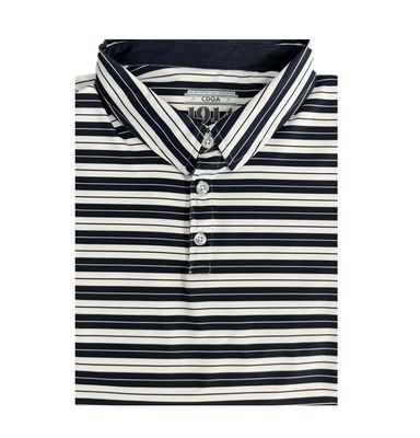 1914 Collection Navy Multi-Stripe Polo