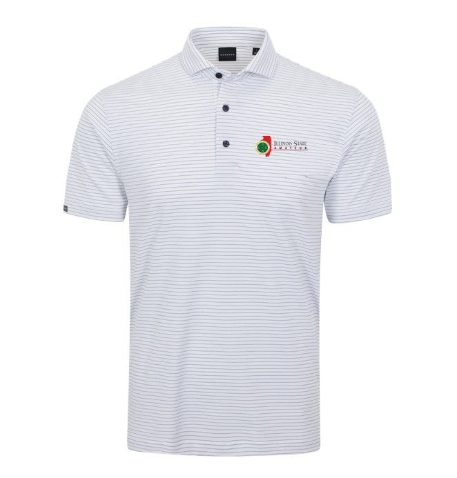 Dunning Helsby Pinstripe Jersey Performance Polo - State Amateur