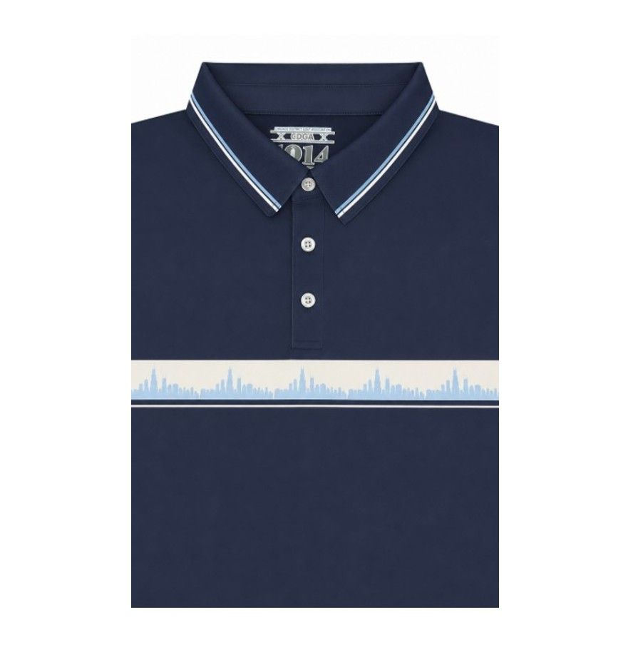 1914 Collection Skyline Stripe Polo