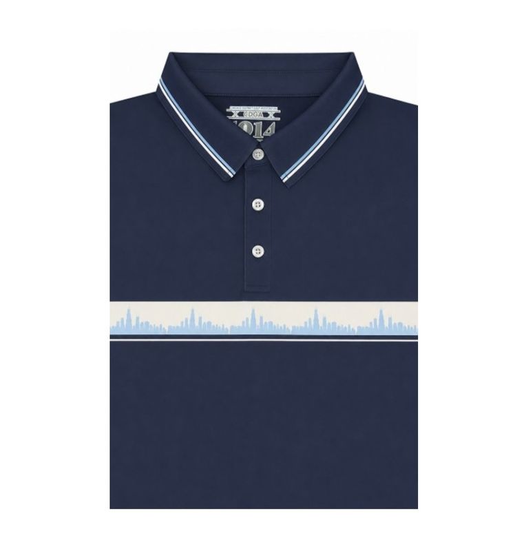 1914 Collection Skyline Stripe Polo