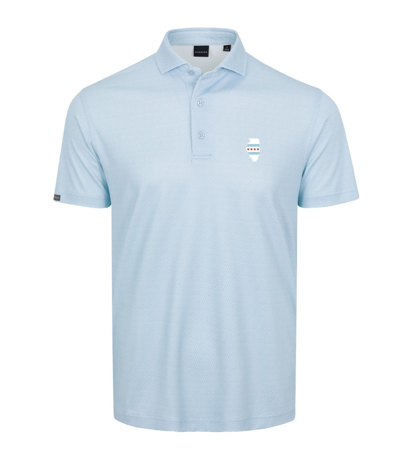 Ripley Jersey Performance Polo IL/Chicago Flag