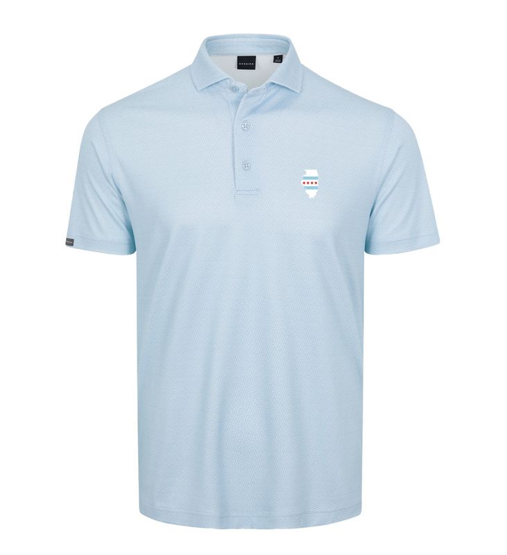 Ripley Jersey Performance Polo IL/Chicago Flag
