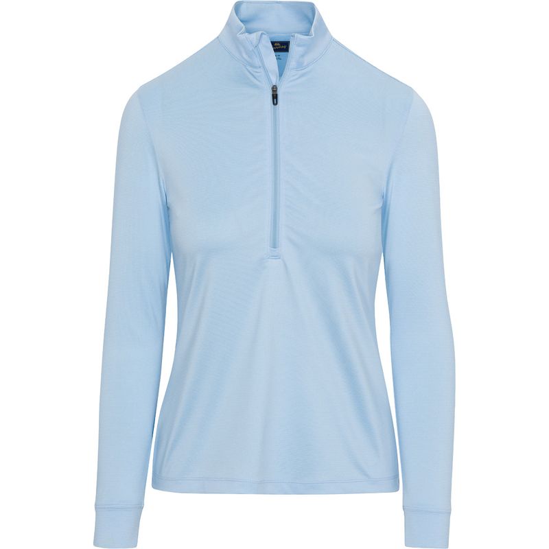 Tourney Women's Triumph Quarter-Zip, Carolina Blue