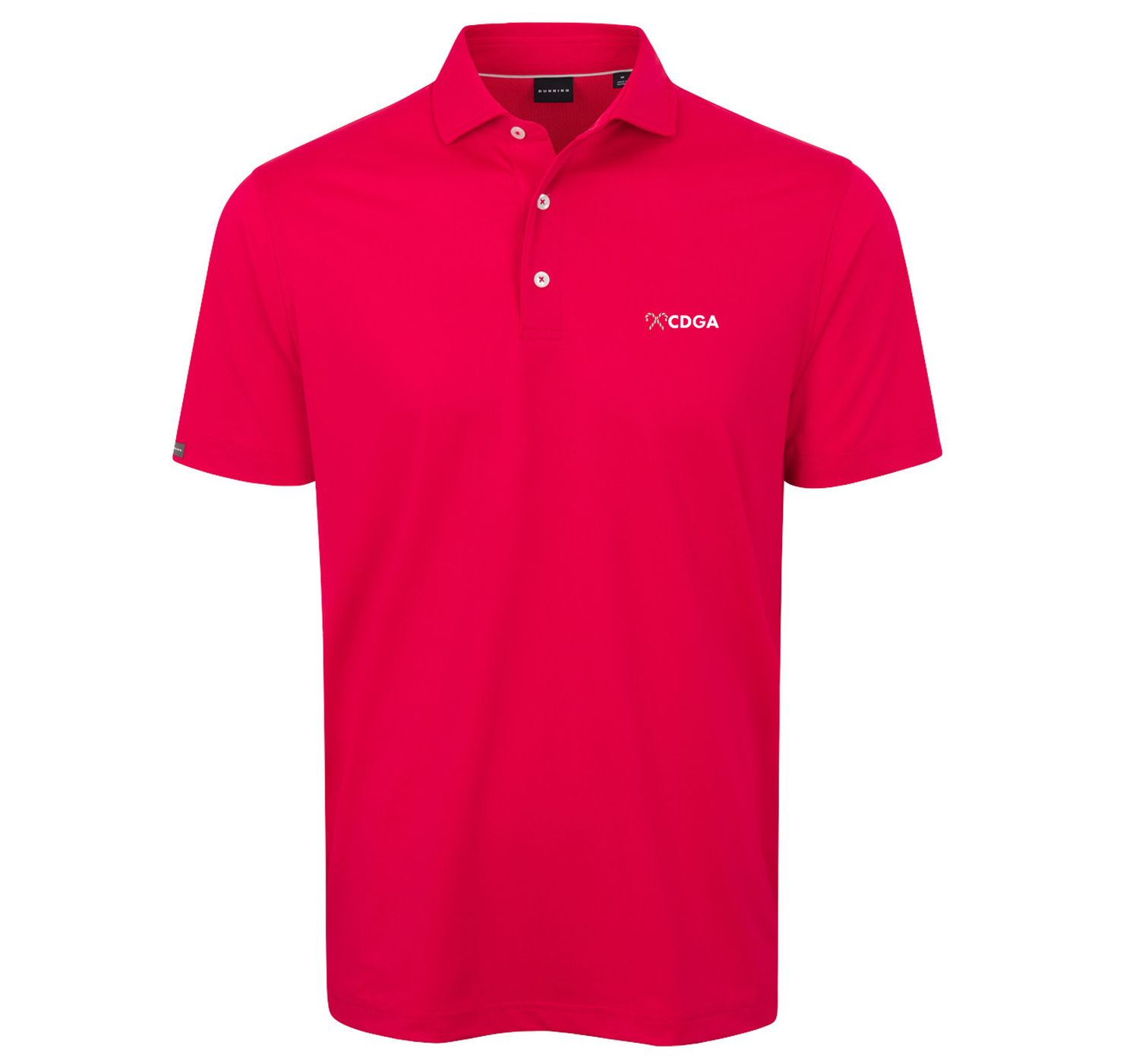 Dunning CDGA Candy Cane Quest Ventilated Performance Polo, Glory