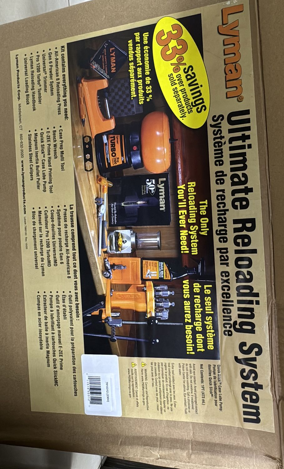 LYMAN ULTIMATE RELOADING SYSTEM 