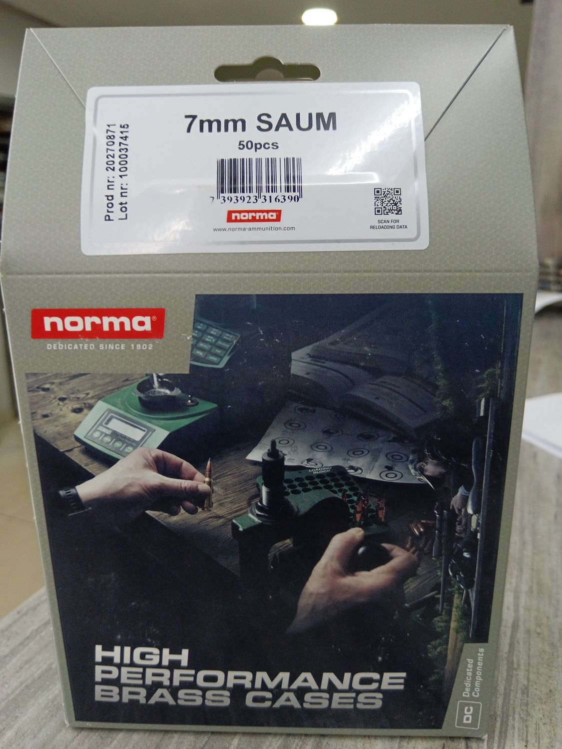 NORMA CASES 7MM SAUM (50) 