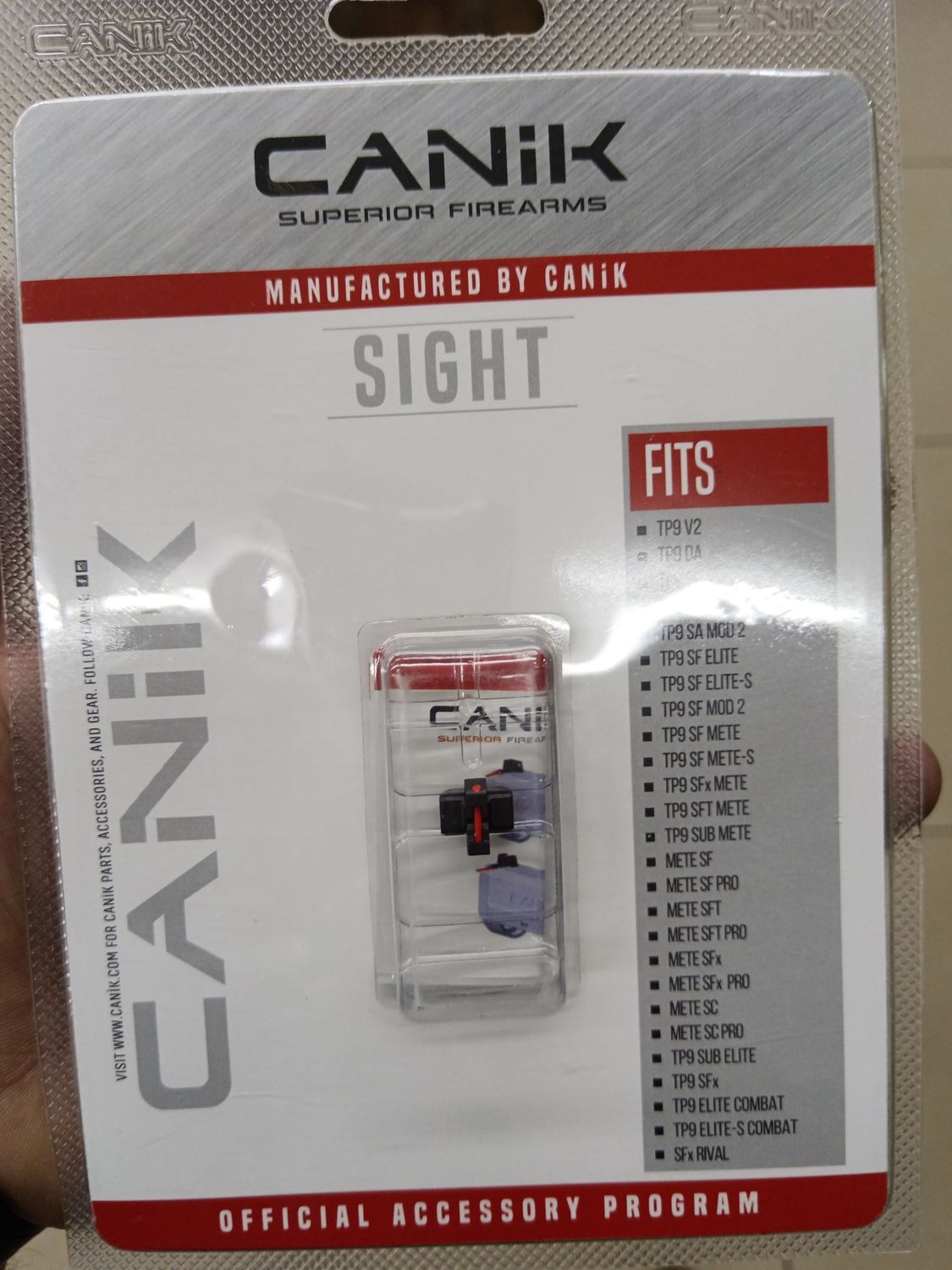 CANIK FIBER OPTIC TACTICAL FRONT SIGHT POST 