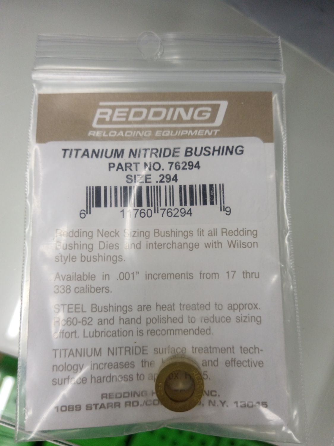 Redding Bushing Titanium. 294