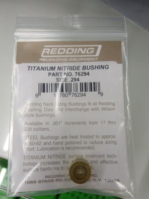 Redding Bushing Titanium. 294