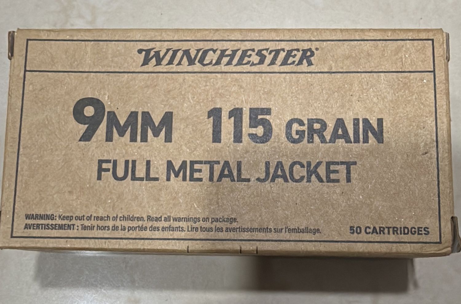 WIN AMMO 9MMP 115GR FMJ 