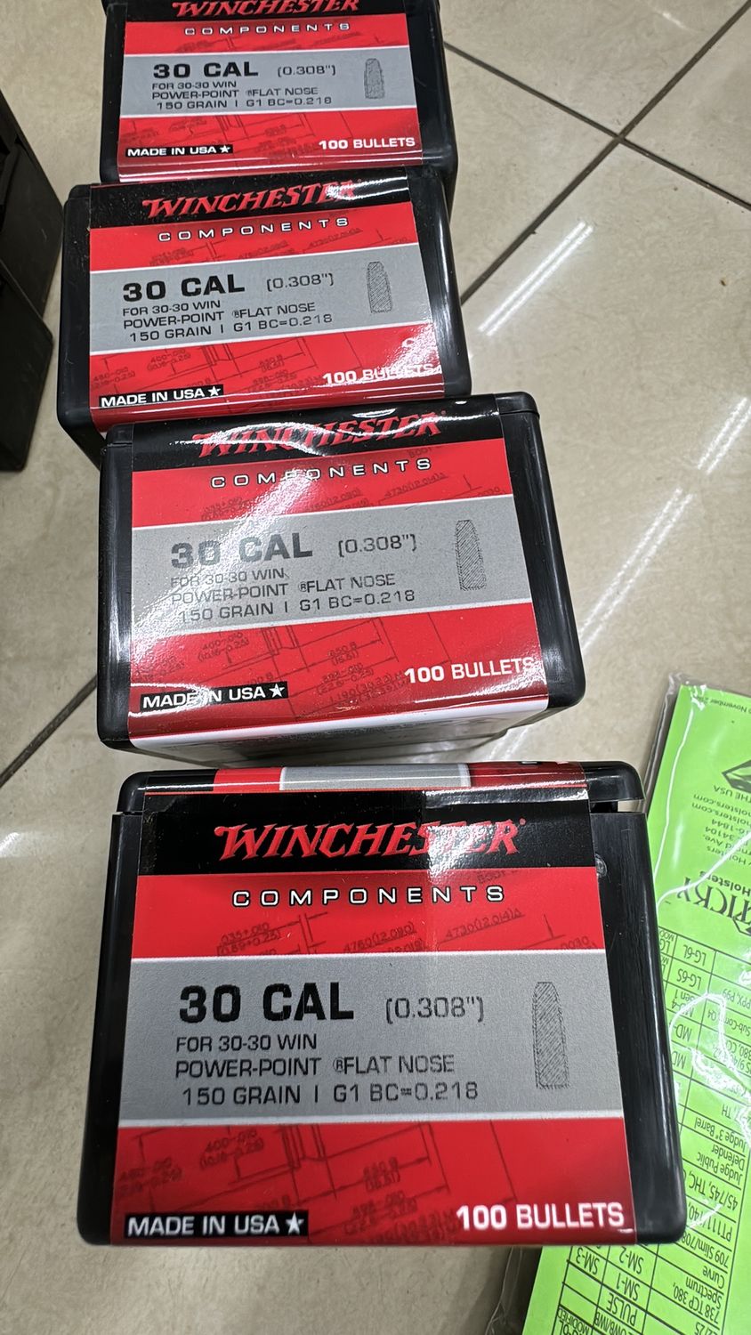 WINCHESTER BULLETS 30-30 POWER POINT (100)