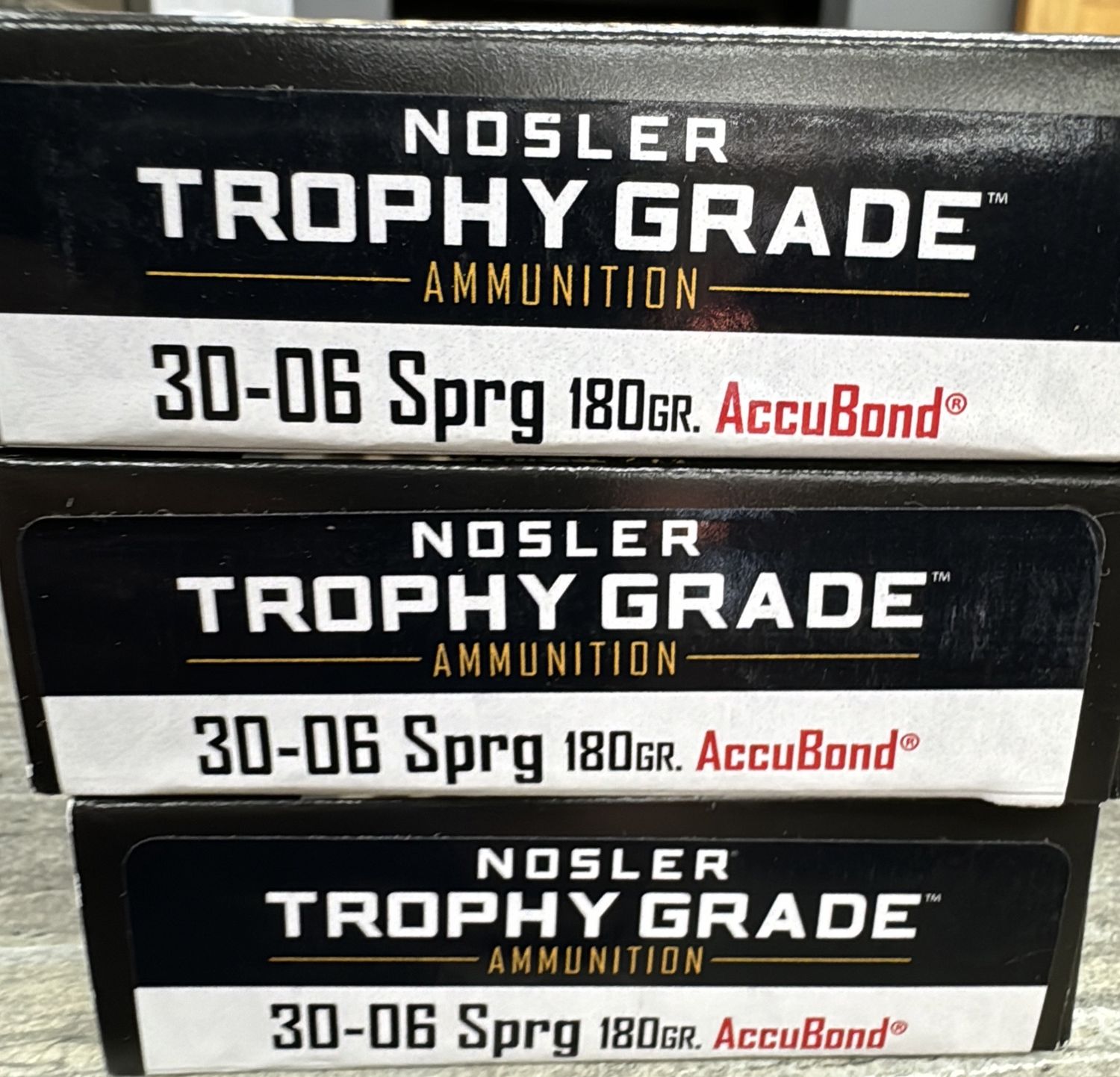 NOSLER AMMO 30-06 SPRIN 180GR TG ACCUBOND