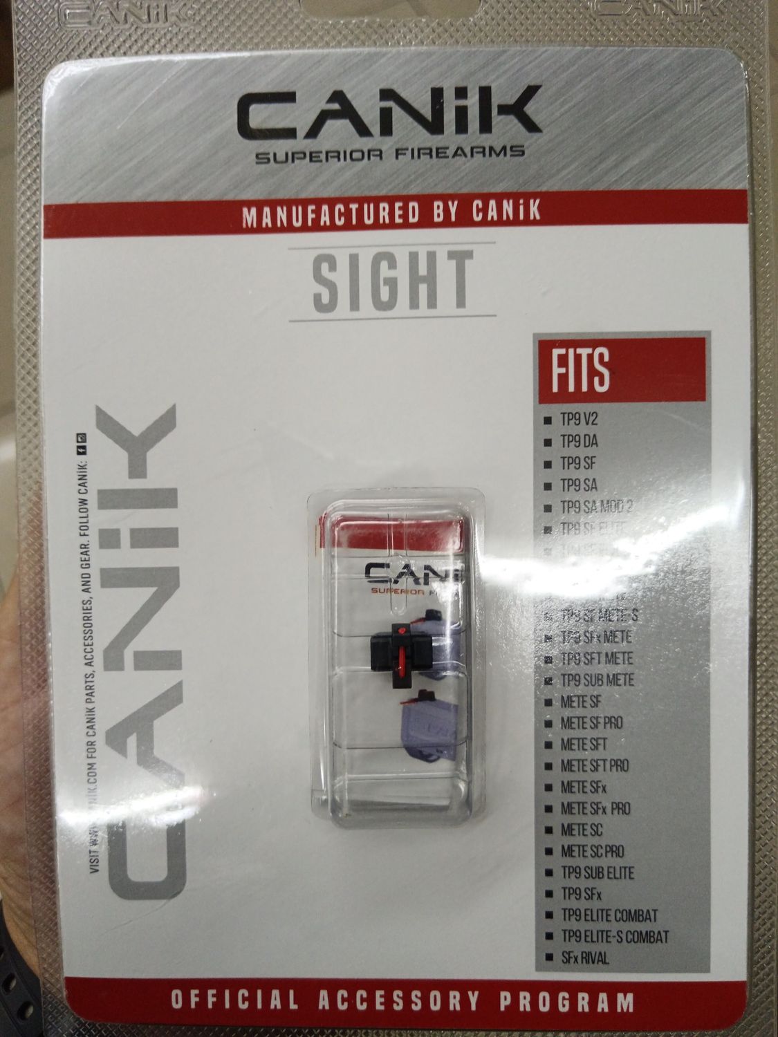 CANIK WARREN FIBER OPTIC SIGHT SET
