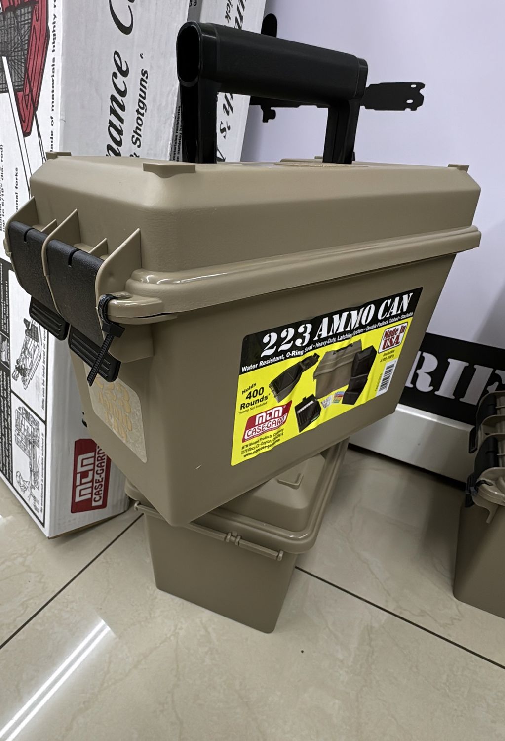 MTM 223 AMMO CAN FOR 400 ROUNDS INCLUDES 4