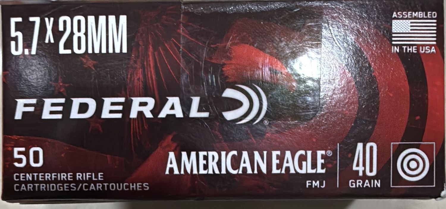 FEDERAL 5.7x28MM 40gr FMJ AE/50 