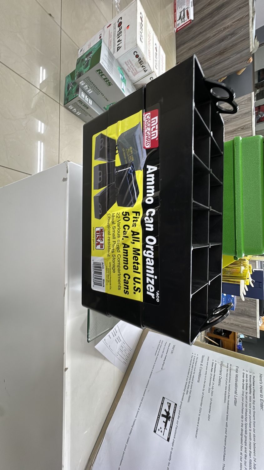 MTM AMMO ORGANISER (3-PACK) BLACK 