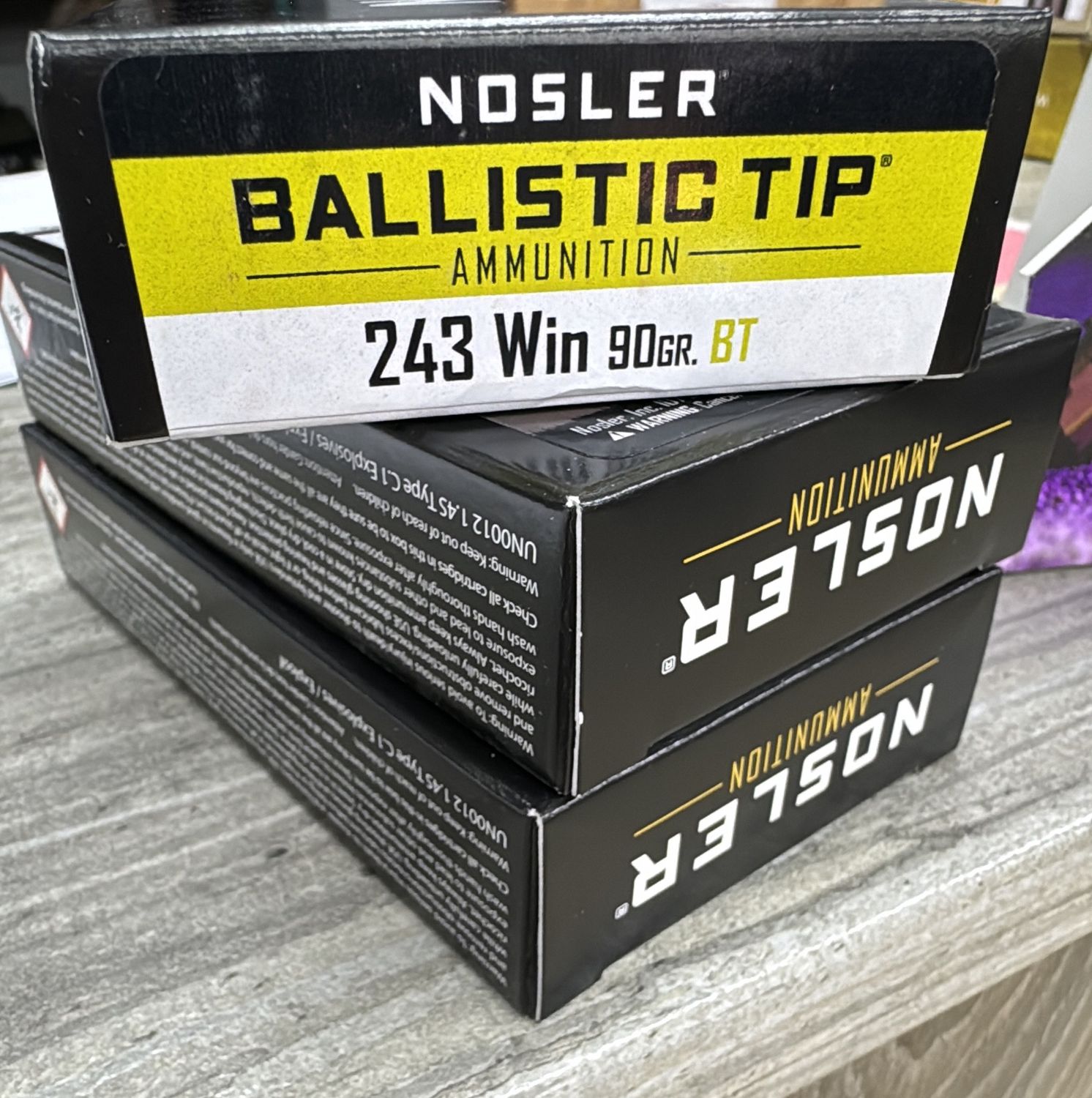 NOSLER AMMO BALLISTIC TIP 243 WIN 90GR (20)