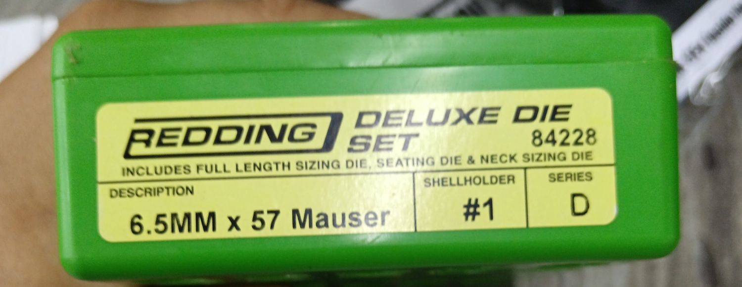 REDDING DELUXE DIE SET 6.5x57 MAUSER 