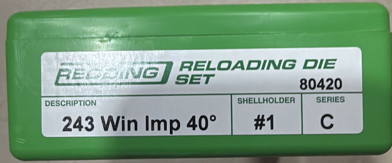 REDDING 243 IMP DIE SET SERIES-C 