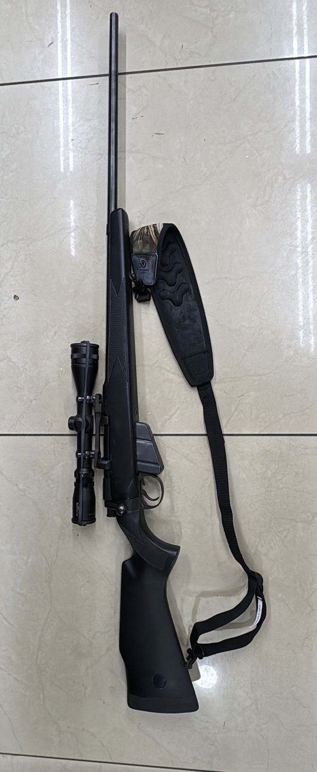 735/24 2ND HAND LEE ENFIELD WITH SYNTHETIC STOCK AND SCOPE