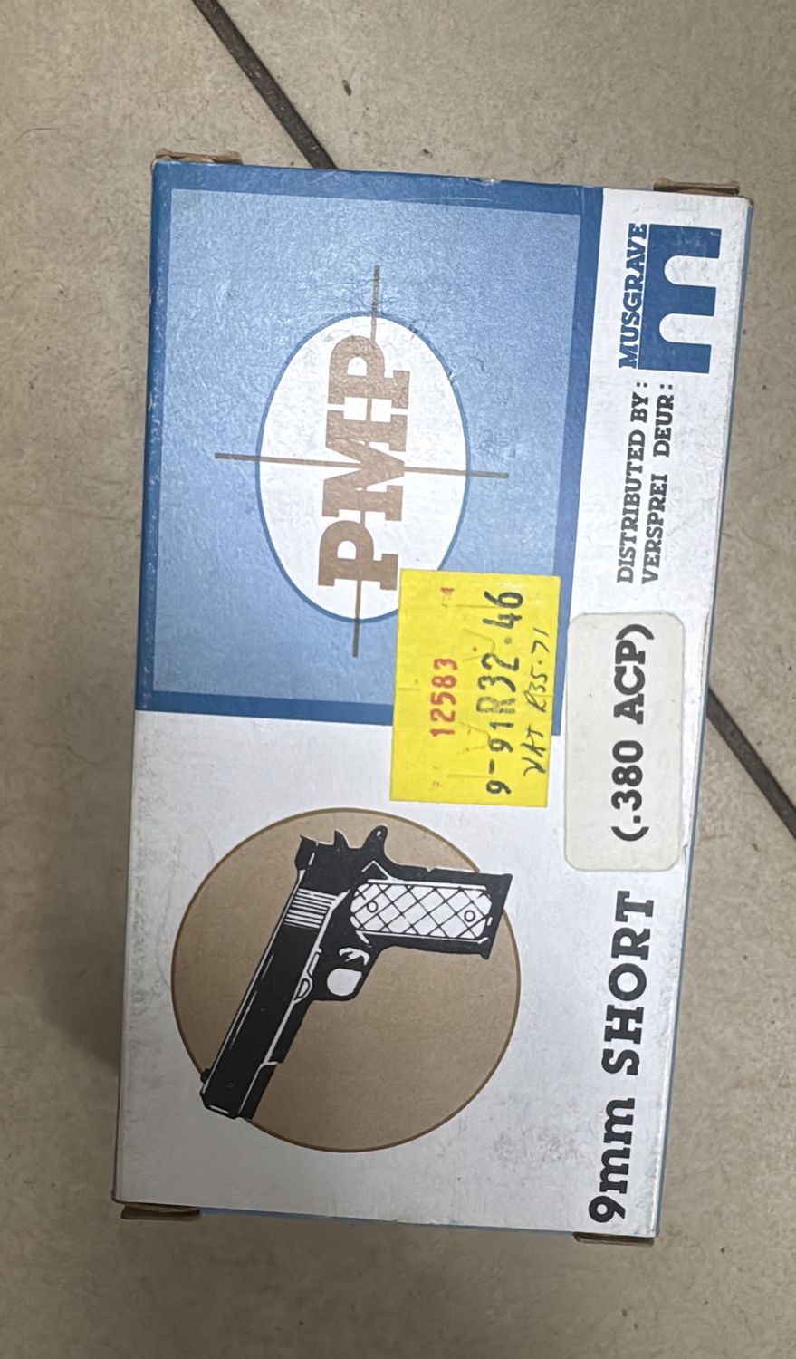 PMP AMMO 9mm Short