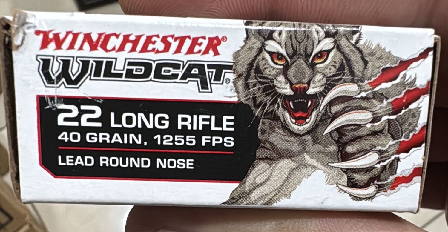 WINCHESTER WILDCAT .22LR 40gr LRN PR (50)