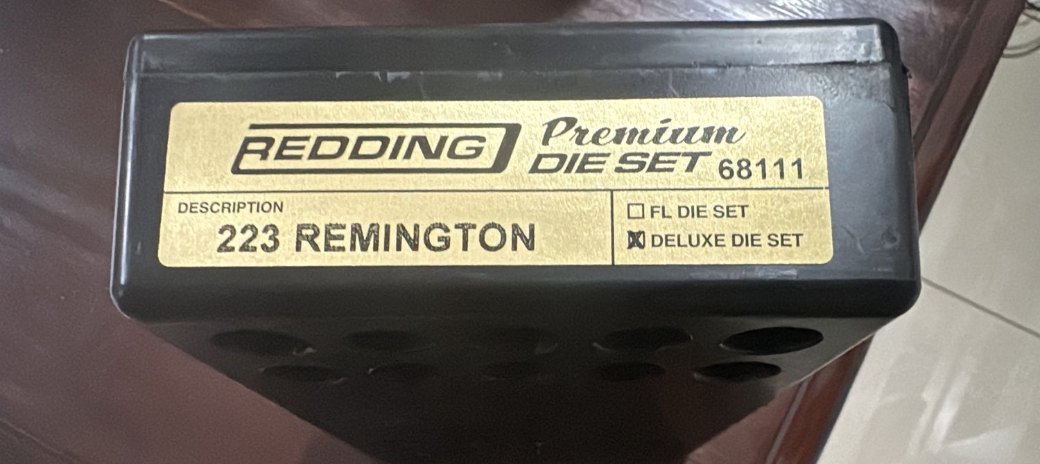 REDDING PREMIUM DELUXE DIE SET 223REM