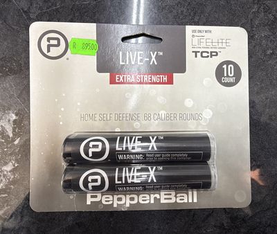 PEPPERBALL LIVE-X PROJECTILES-10CT