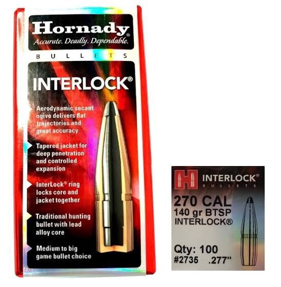 HORNADY BULLETS 270 140GR SST
