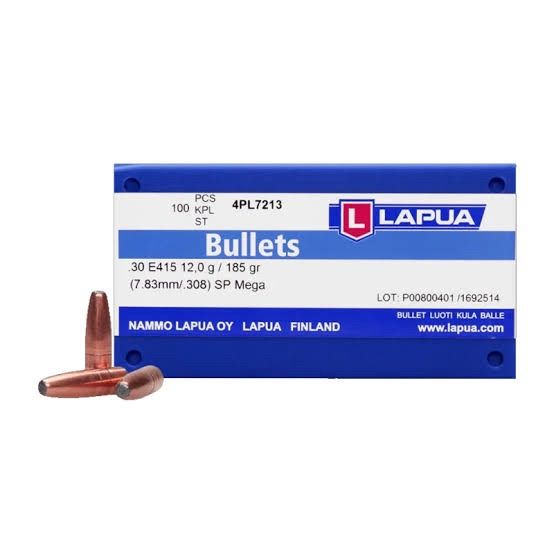 LAPUA BULLETS 308 185GR MEGA SP