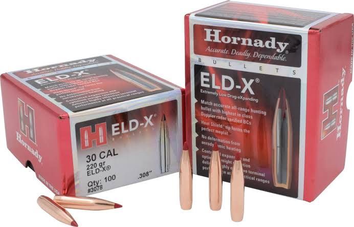 HORNADY BULLETS 308 220GR ELD-X (100)