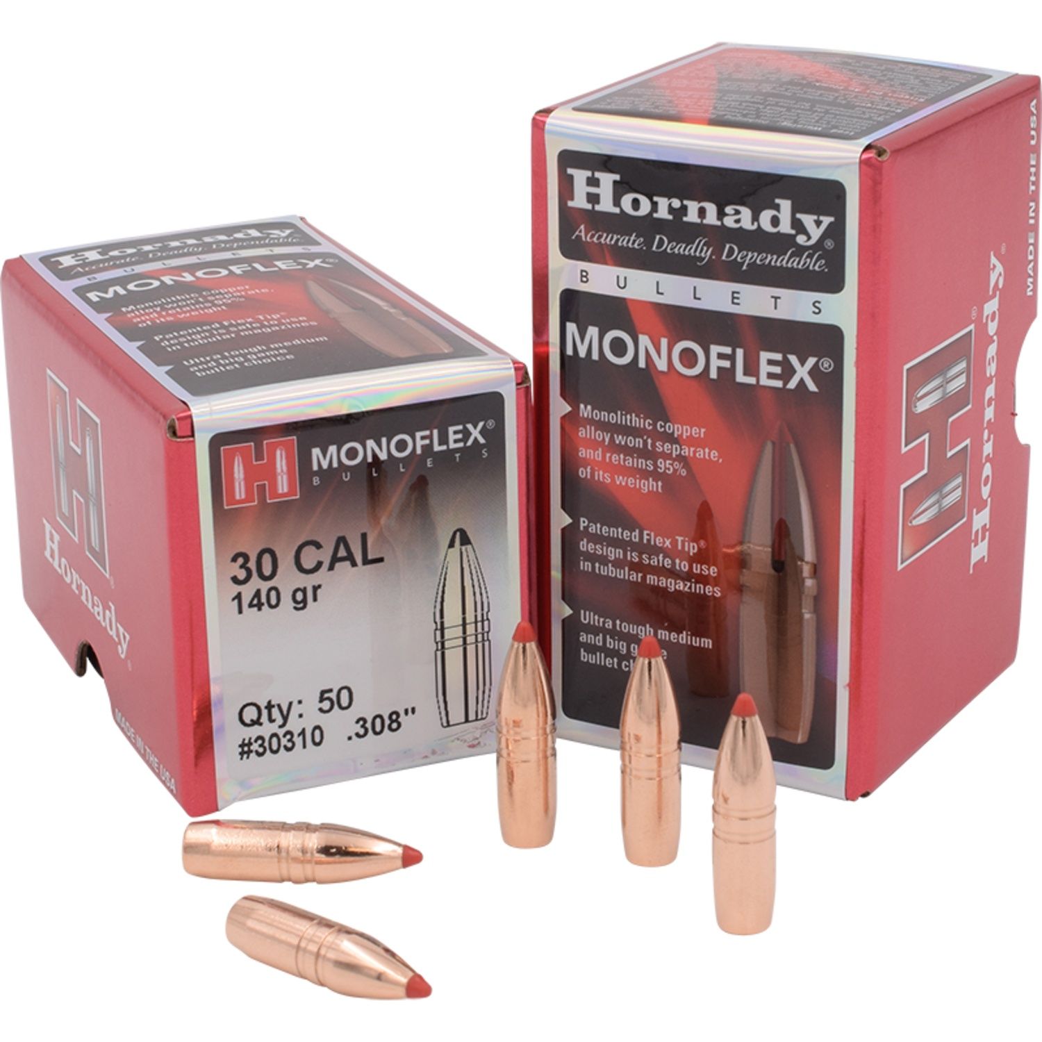 HORNADY 30 140GR MONOFLEX(50)