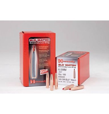 HORNADY BULLETS 6.5MM 140GR ELD-M(100)