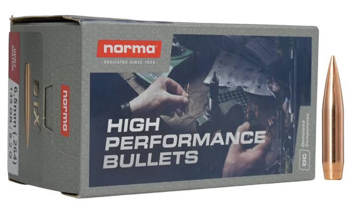 NORMA BULLETS 6.5MM 143GR GTX (100)