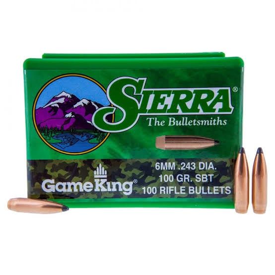 SIERRA 6MM 100GR SBT BULLET