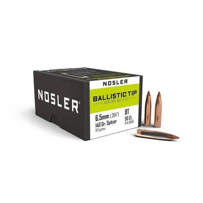NOSLER BULLETS 6.5MM 140GR SP BT (50)