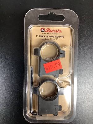 BURRIS TIKKA T3 RINGE 1 INCH MED MAT