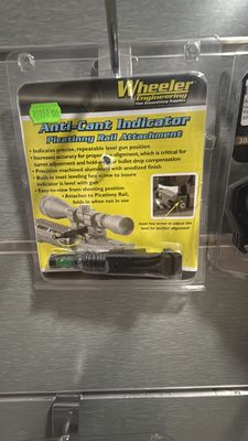 WHEELER ANTI-CANT INDICATOR PICATINNY RAIL ATTACHMENT
