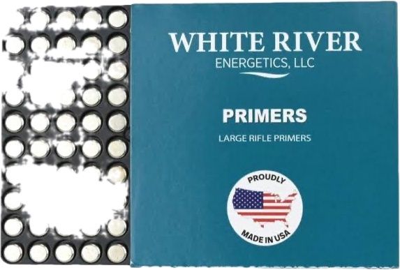 WHITE RIVER ENERGETICS LARGE RIFLE PRIMER 