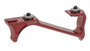 UTG ULTRA SLIM ANGLED FOREGRIP M-LOK RED
