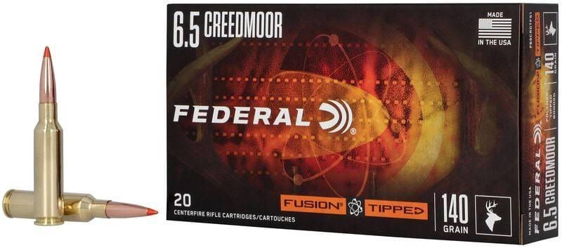 FEDERAL 6.5 CREEDMOOR 140GR TIPPED FUSION 