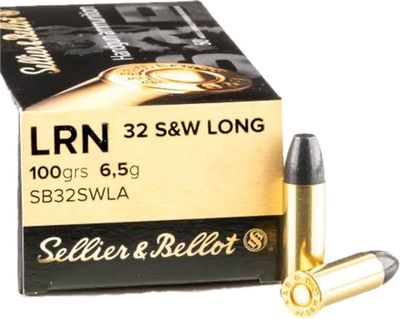 S&amp;B 32S&amp;W LONG 100GR LFN (50)