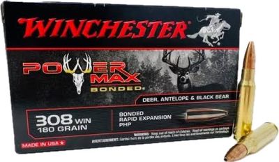 WINCHESTER AMMO 308 WIN 180GR POWER MAX 