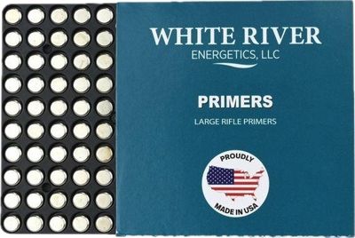 WHITE RIVER ENERGETICS LARGE RIFLE MAGNUM PRIMER 100