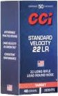 CCI .22 LR STD VELOCITY PAPER PACK(50)